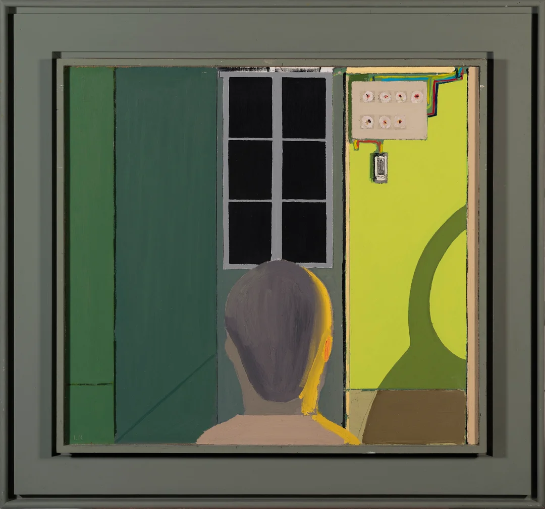 Rickhard, Leonard — "I lampelys/Tåkeluren" 1993-94 — Kunst/Maleri — Blomqvist