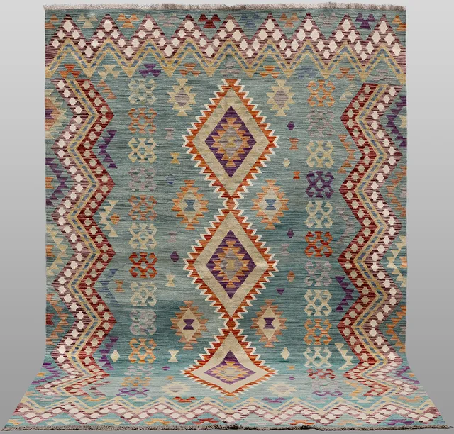 ORIENTMATTA, kelim, handvävd, klassisk design, ca 255 x 176 cm.
