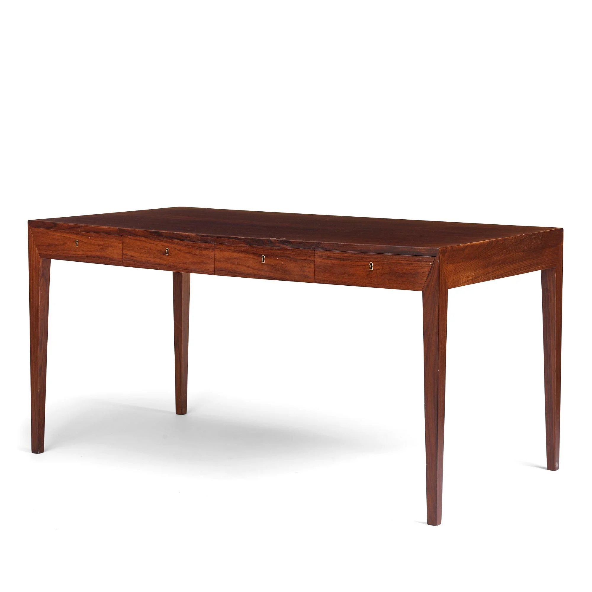Severin Hansen, skrivbord, Haslev Møbler, Danmark 1960-tal. — Bukowskis