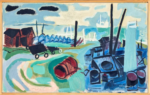 GUNNAR BRUSEWITZ. Landskap.