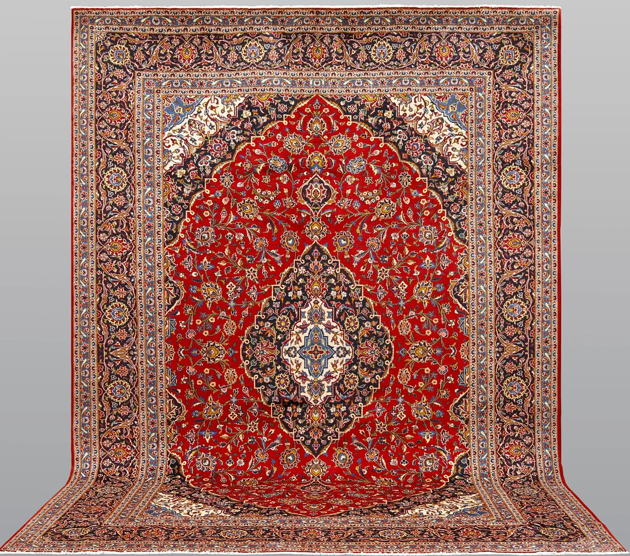 MATTA. Keshan, 408 x 300 cm. — Oriental Carpets & Textiles — Södermanlands Auktionsverk
