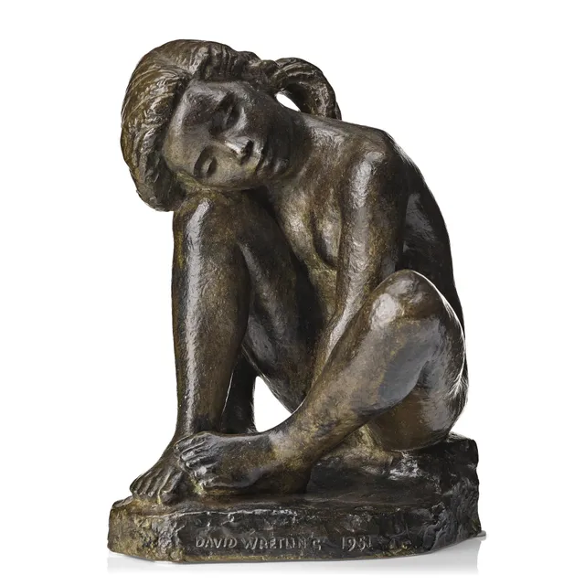 David Wretling, Sittande flicka.