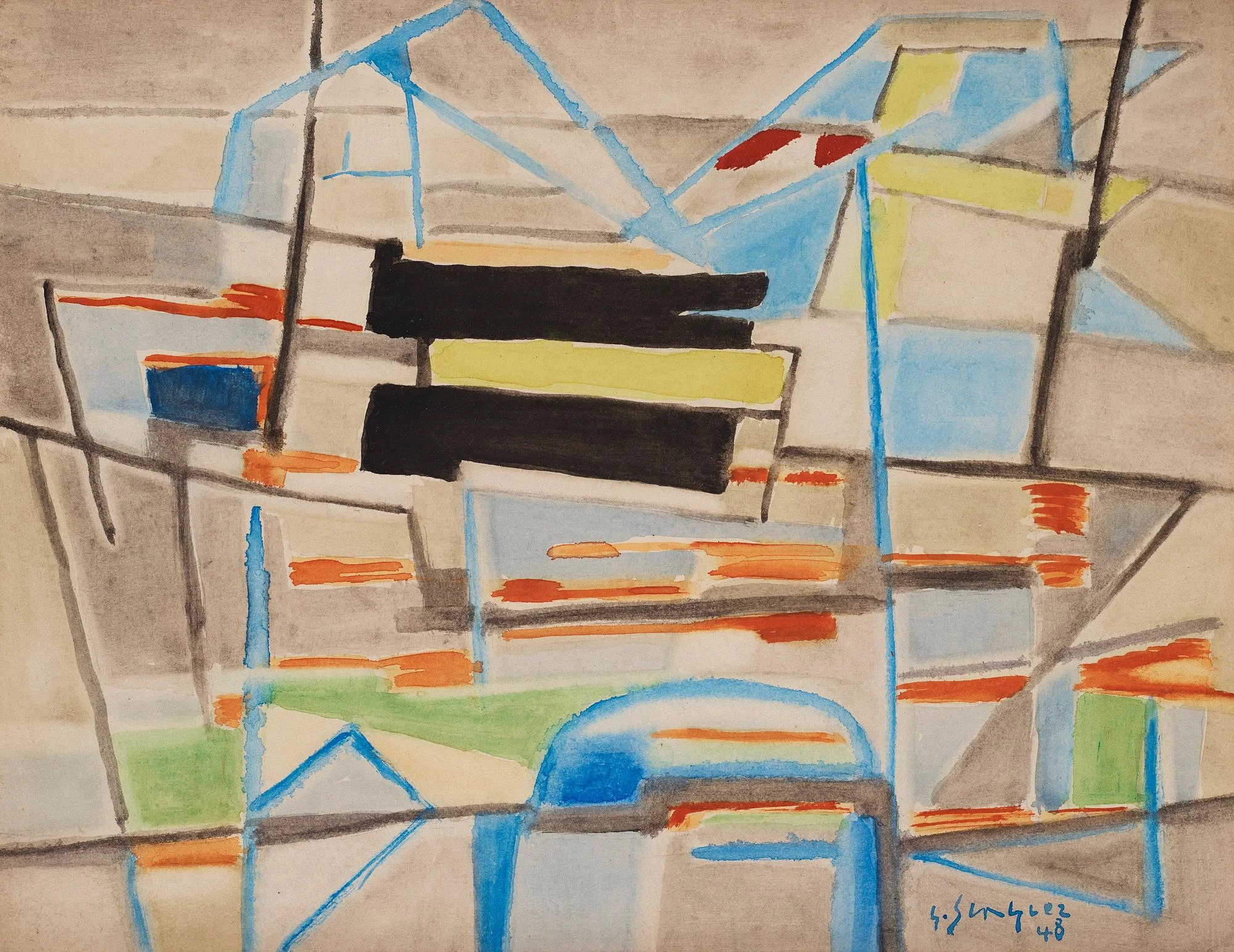 Gustave Singier, "Cargo suédois". — Bukowskis