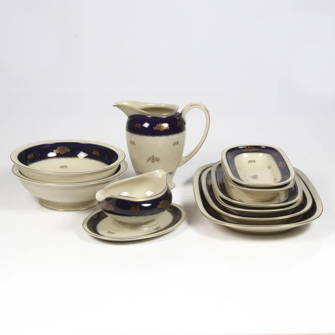 MATSERVISDELAR, 10 delar, porslin, "Winifred", Rosenthal, Tyskland. 1930/40-tal. — European — Stadsauktion Sundsvall