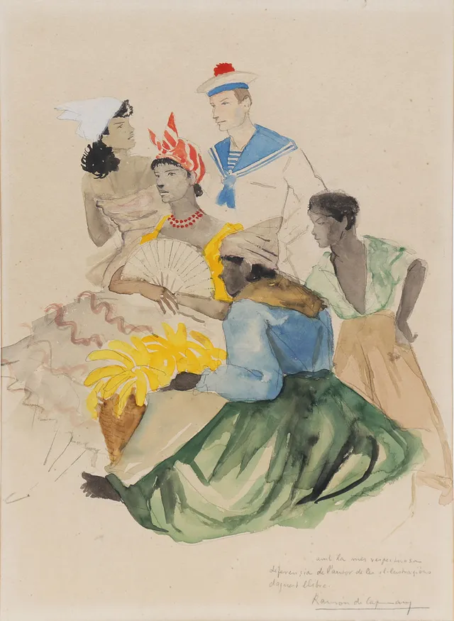 RAMÓN DE CAPMANY. Illustration.