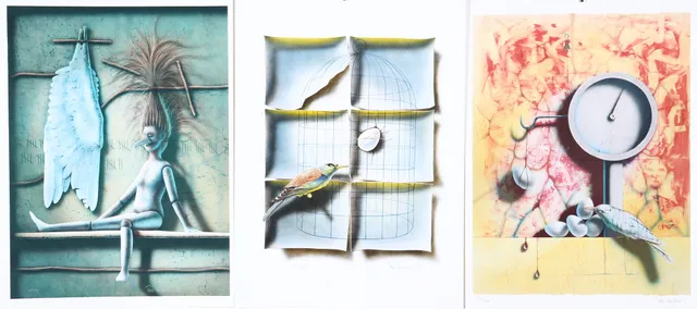Thor Lindeneg. Three surrealistic compositions (3)