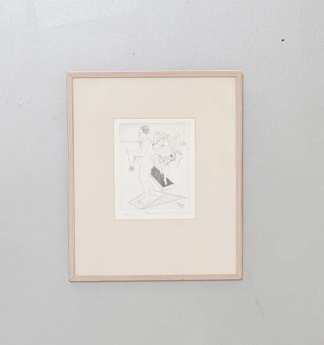 FRANCO LEIDI. provtryck, "Fortuna", numrerad 14/30 & signerad.