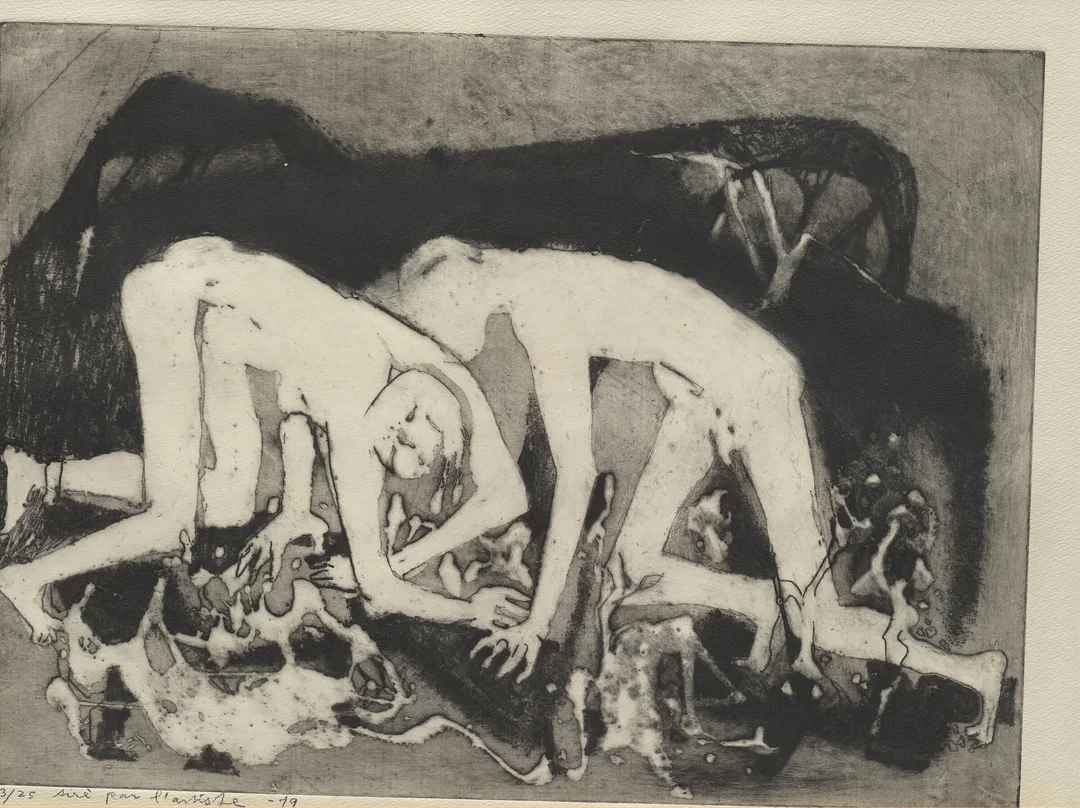 Hagen, Else — Mann og kvinne, 1979 — Kunst/Grafikk — Blomqvist
