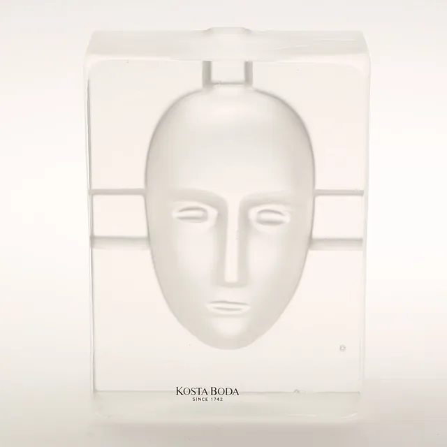 BERTIL VALLIEN. Skulptur, glas, Kosta Boda.