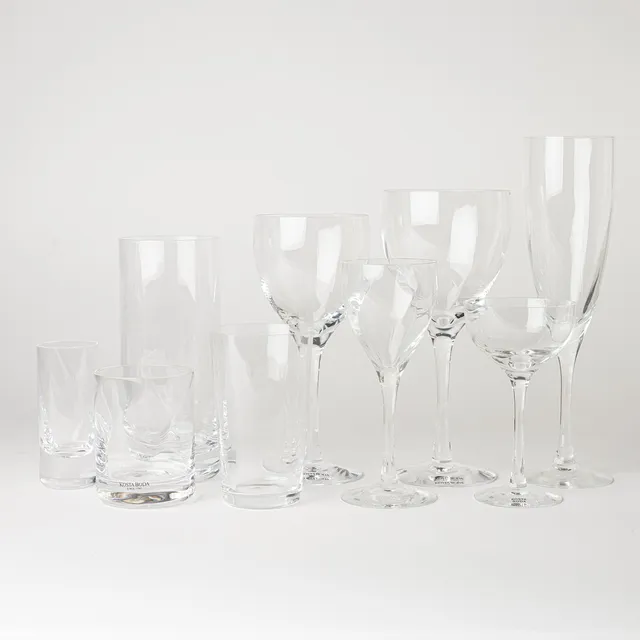 BERTIL VALLIEN. 94 delar, "Chateau", glasservis, Kosta Boda.