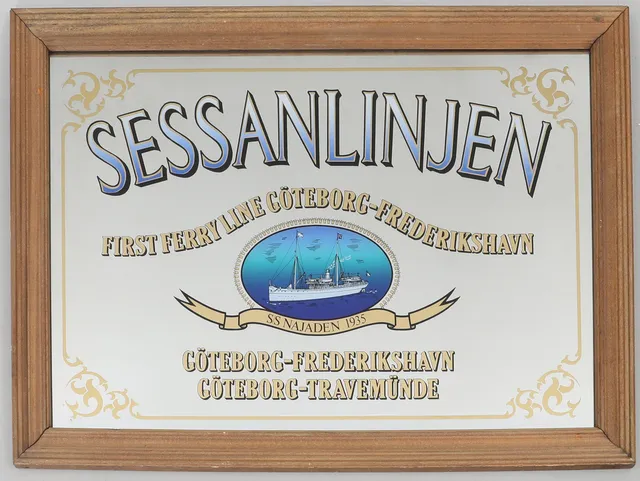 SPEGELTAVLA, S/S Najaden 1935.