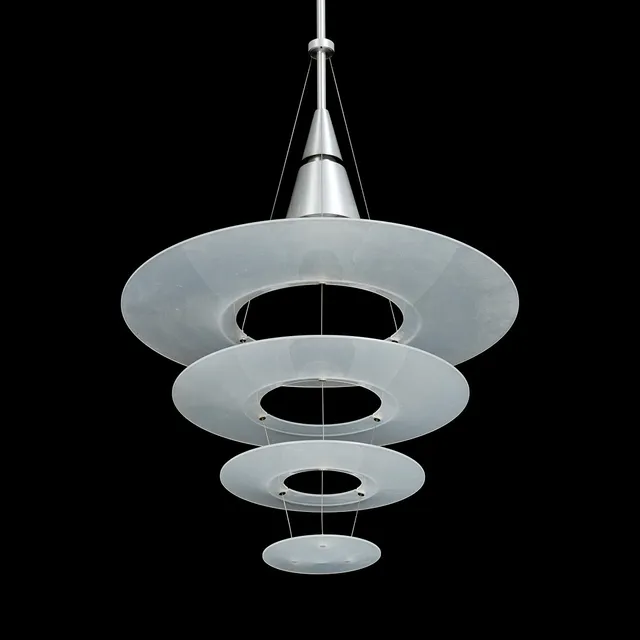 SHOICHI UCHIYAMA. TAKLAMPA, Enigma, Louis Poulsen, matterat glas, etikettmärkt.