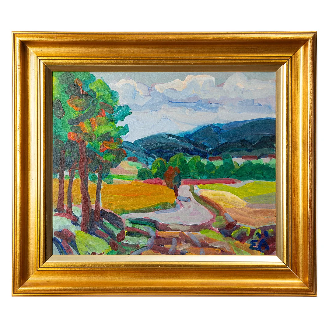 ERLING ÄRLINGSSON. Landskapsmotiv. — Paintings — Stockholms Auktionsverk Göteborg