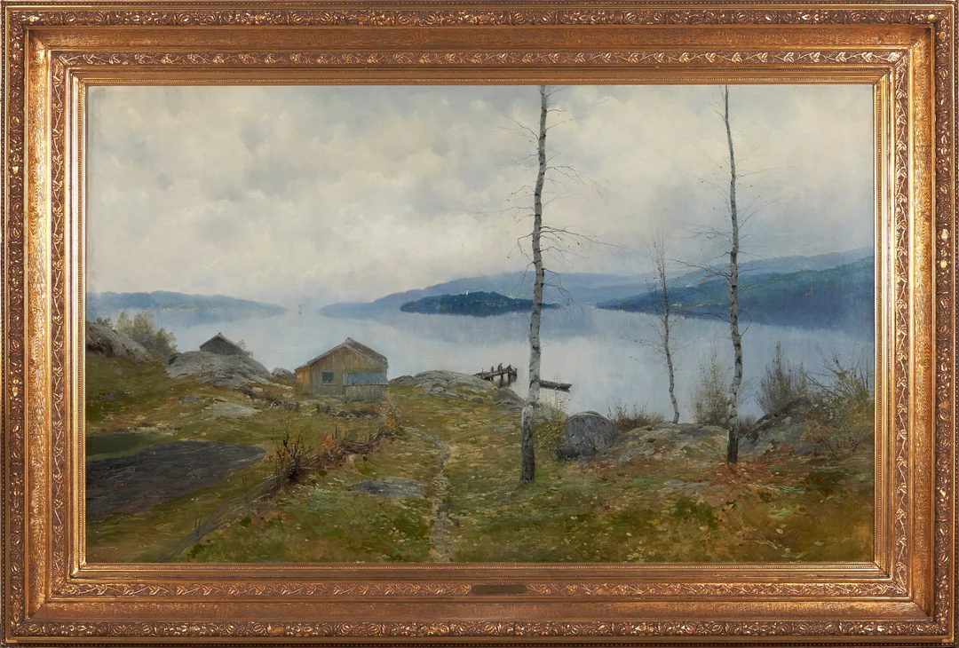 Skramstad, Ludvig — Høststemning, 1897 — Kunst/Maleri — Blomqvist