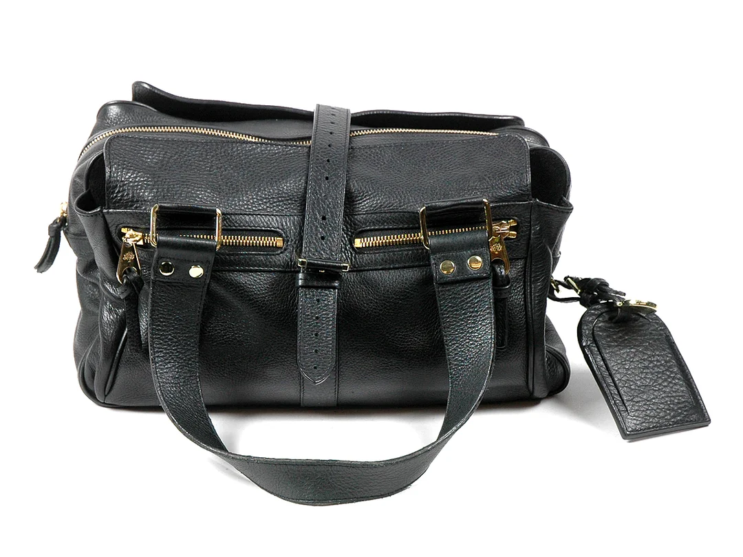 VÄSKA, MULBERRY svart läder 31x21x10 cm dustbag — Accessoarer/Väskor — Kaplans