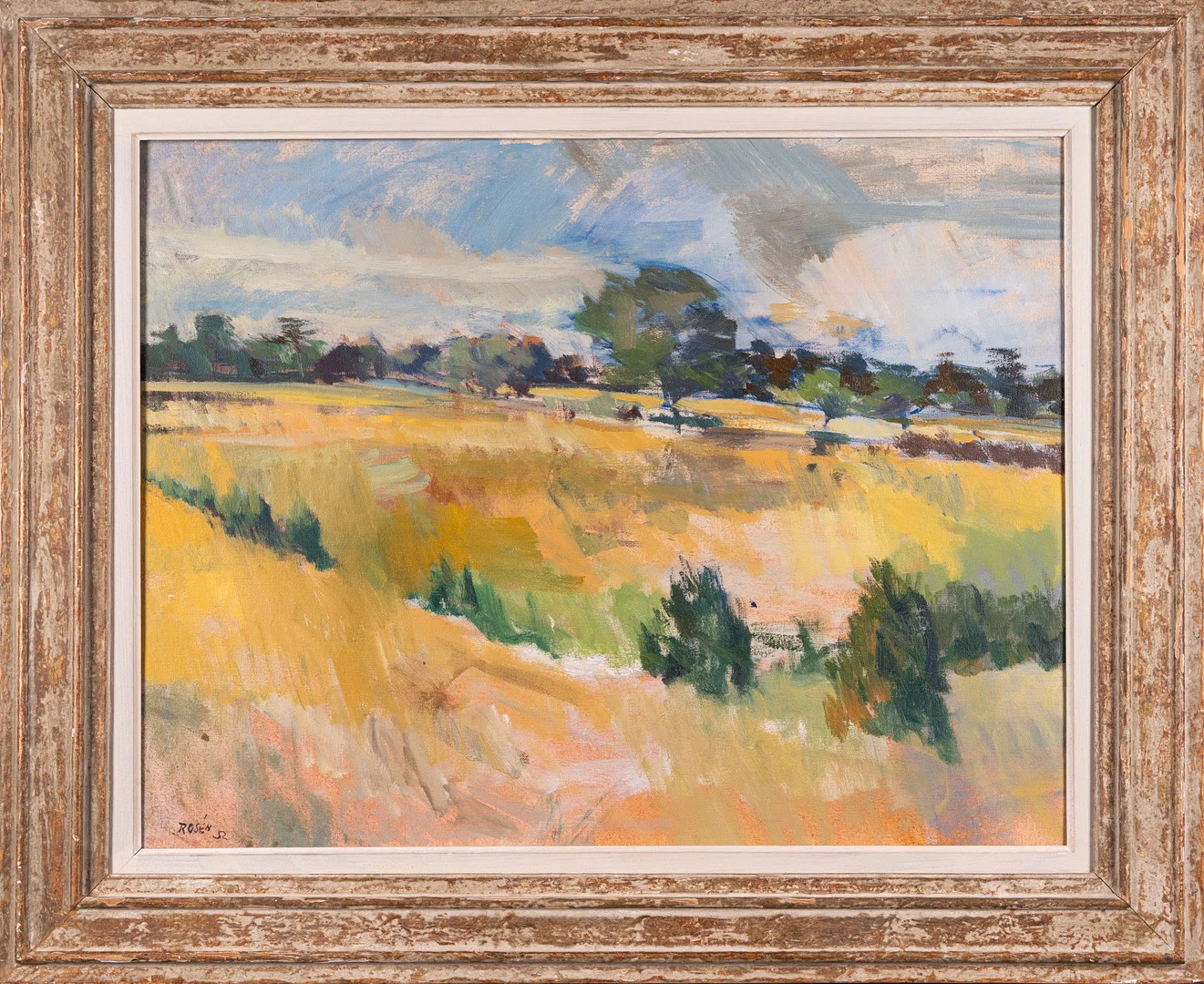 SVEN OLOF ROSÉN (1908-1982), landskapsmotiv, olja på duk, signerad och daterad - 52. — Paintings — Norrlands Auktionsverk