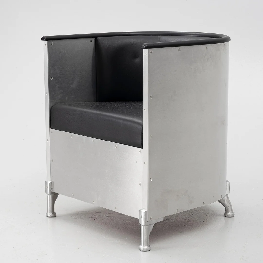 Mats Theselius, fåtölj, "Aluminium", Källemo, efter 1990. — Design/Möbler — Bukowskis