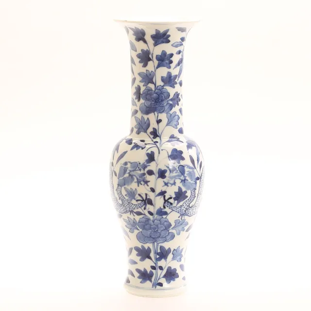 VAS, med Kangxi sex karaktärsmärken, Kina 1800-tal.
