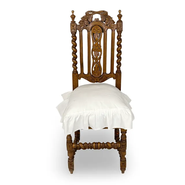 STOL. Barockstil, ek, 1900-tal.