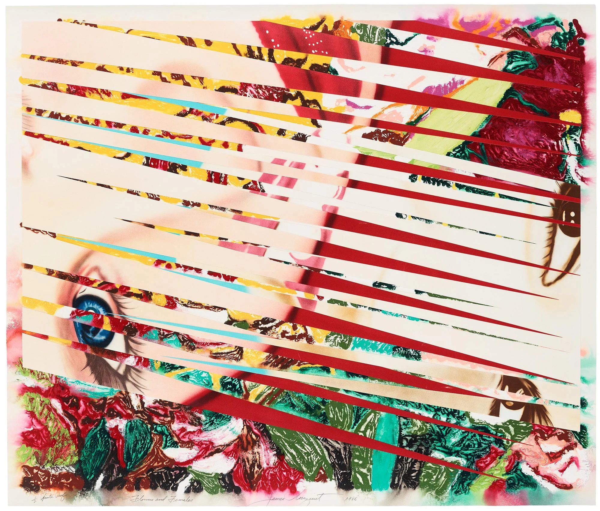 James Rosenquist, "Flowers & Females". — Bukowskis