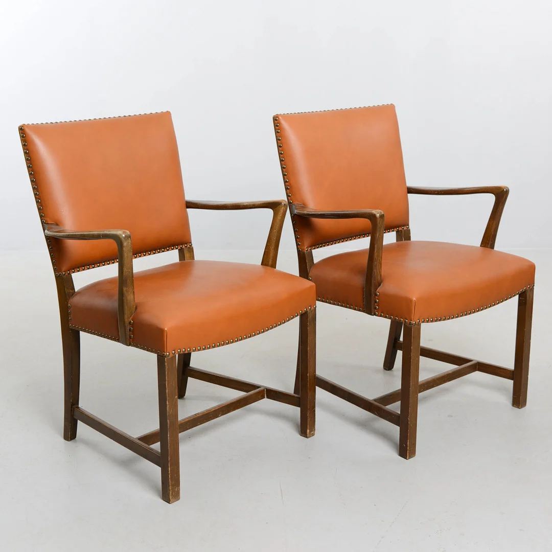 KARL-ERIK EKSELIUS. Karmstolar, ett par, JOC Möbler, Vetlanda, 1900-talets andra hälft. — Armchairs & Chairs — Formstad Auktioner
