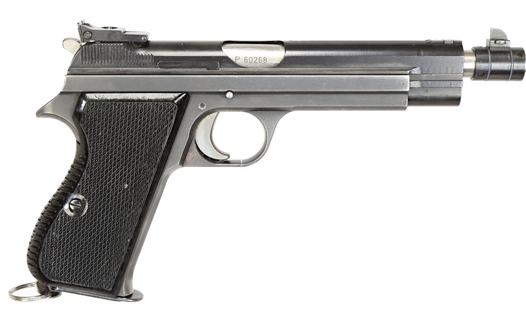 PISTOL, Halvautomatisk, fabrikat SIG, modell P210-5 Long-Sport, kaliber 7,65mm P, tillv.nr P60268, se-nr SE0210595. — Pistols — Walter Borg
