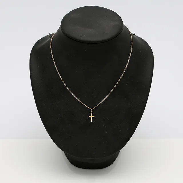 HÄNGE MED HALSBAND, 18K guld. Totalvikt ca 3,9 g.