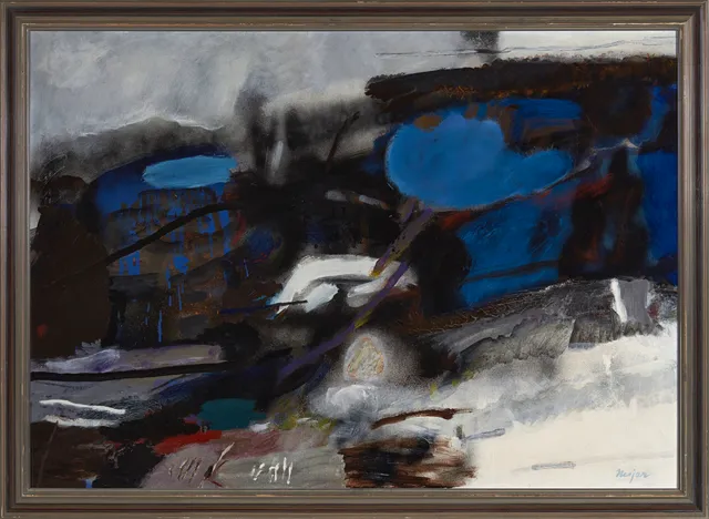 Nesjar, Carl — "Et sted på kysten I" 1972
