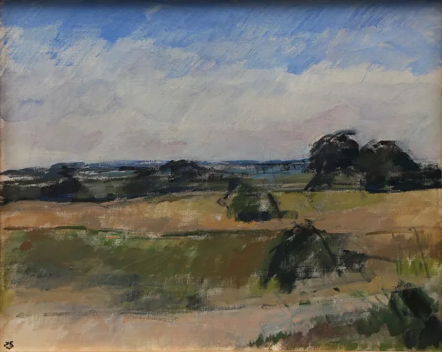 HUGO ZUHR. OLJA på duk, Landskap, signerad, 1960-tal.