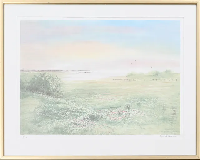 INGE PETTERSSON. Litografi, numrerad 31/360, signerad.