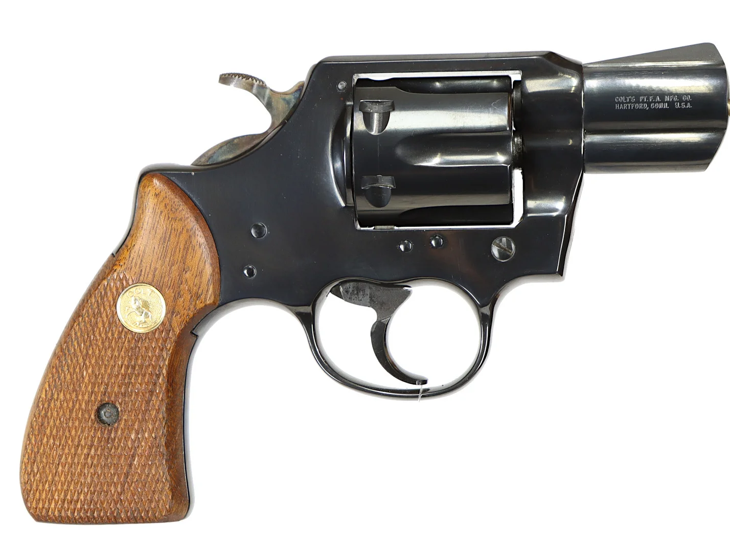 REVOLVER, fabrikat Colt, modell Lawman MK III, kaliber .357 Magnum, tillv.nr 98304L, se-nr begagnad. — Revolvers — Walter Borg