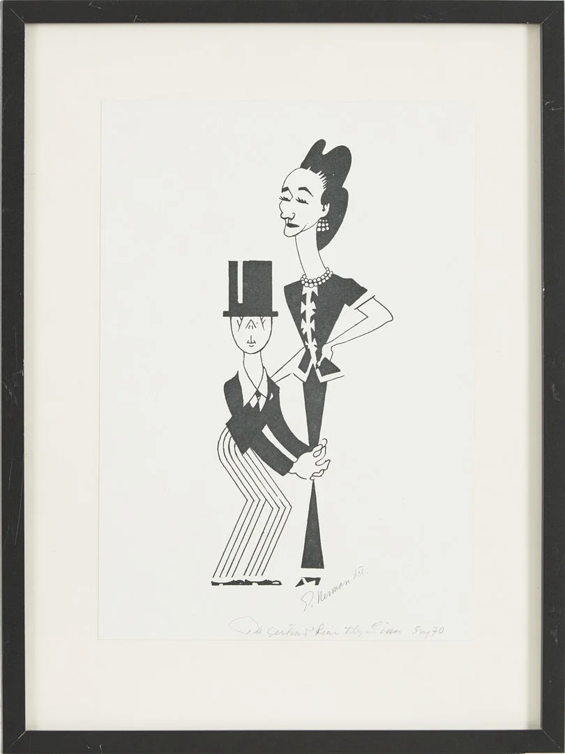 EINAR NERMAN. Omfamnande par, bläck, signerad, daterad. — Drawings — Stockholms Auktionsverk Magasin 5