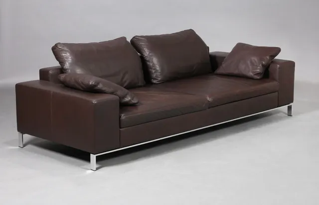 Norman Foster for Walter Knoll. Three-seater sofa, Model 502, 'Congress'