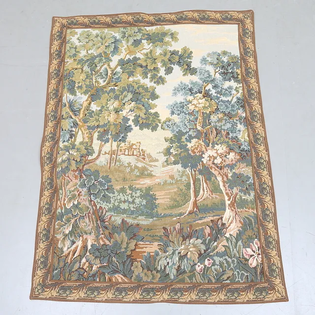 VÄGGBONAD, naturmotiv, maskintillverkad, 1900-tal.