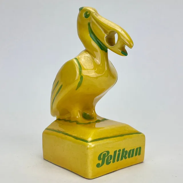PENNHÅLLARE, keramik, Pelikan.