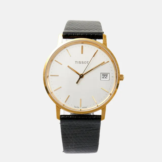 TISSOT, boett i 18 k guld, (Swiss Made), ca 33,5 mm.
