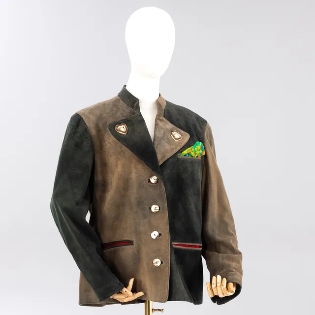 Veloursleder Jacke, Größe 38, Admont, Bavaria.