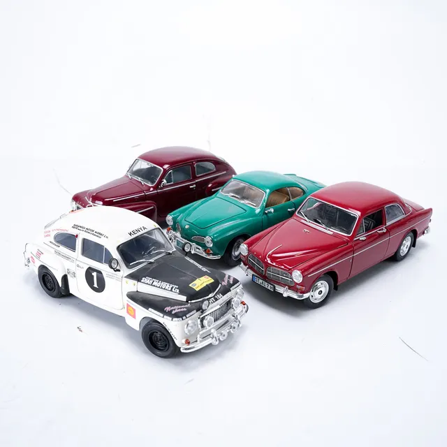 VOLVO / VW, modellbilar, 4 st.