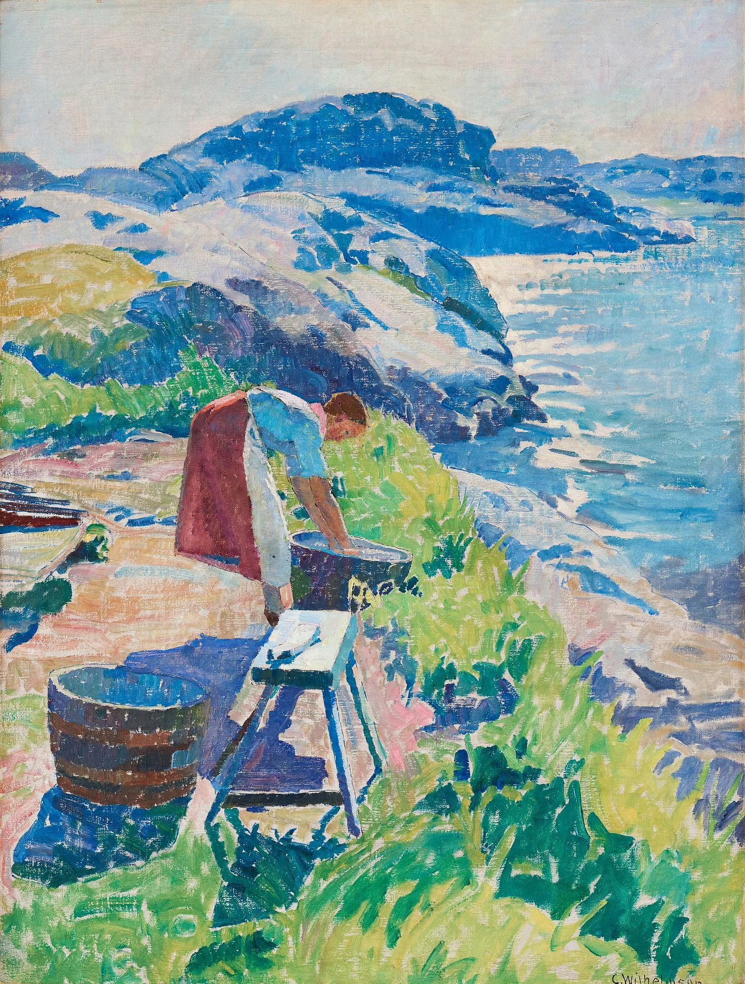 Carl Wilhelmson, "Tvätterska". — Bukowskis