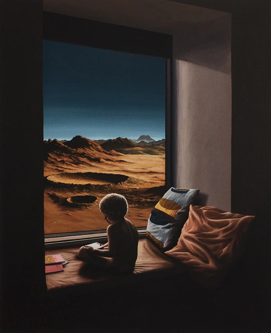 EMMA JELK (Sverige, född 1990). "H.O.M.E.", (HOPE), signerad och numrerad E. JELK 3/80, fine art print. — Engravings & Prints — Crafoord Auktioner Stockholm
