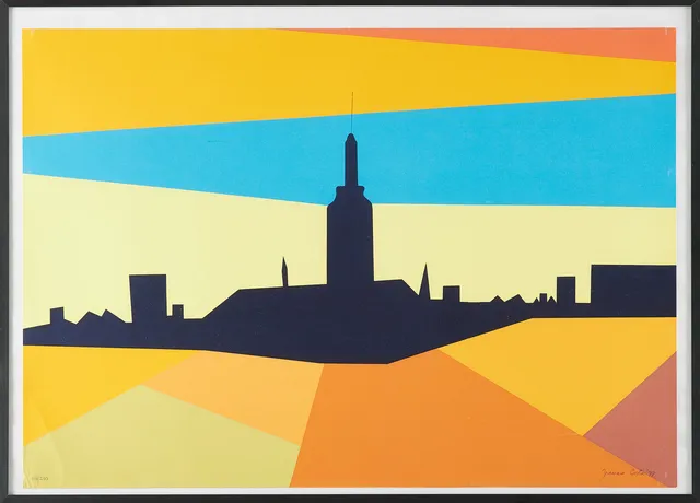 FRANCO COSTA. Serigrafi, 106/200, signerad och daterad, -77.