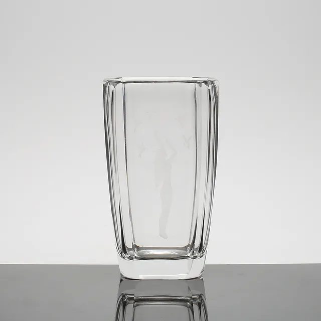 SVEN PALMQVIST. Vas, glas, Orrefors, signerad.