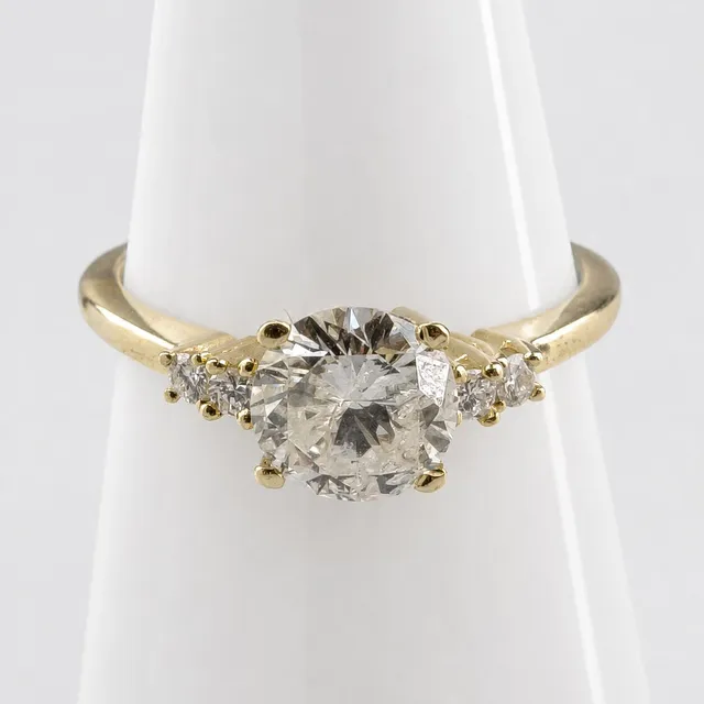BRILLANTRING - Gelbgold 585/000.