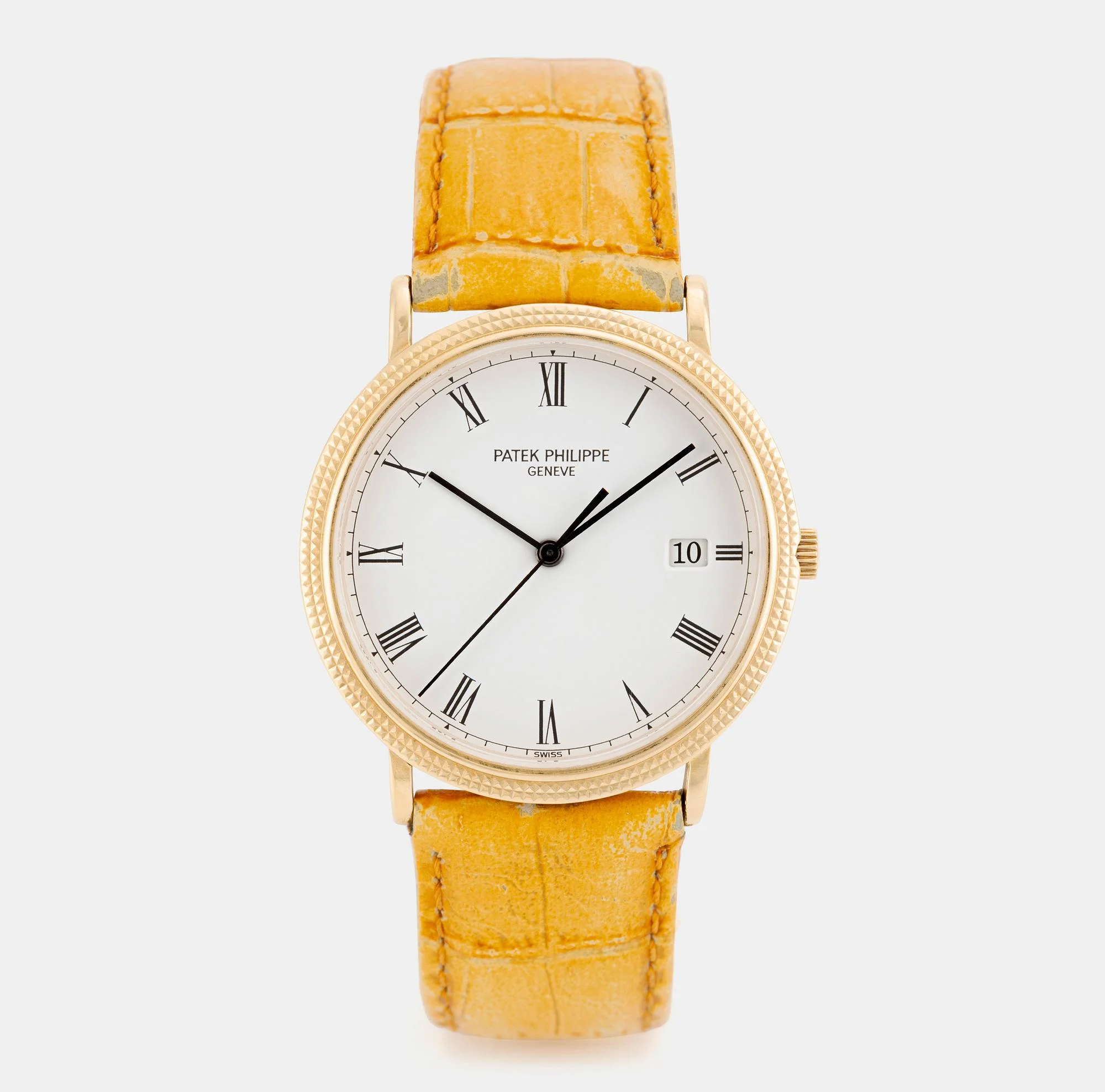 Patek Philippe, Calatrava, "Clous de Paris", ca 1990. — Bukowskis