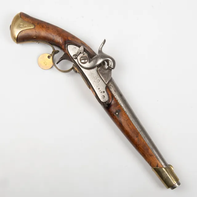 SLAGLÅSPISTOL, M/1820-57, för kavalleriet.