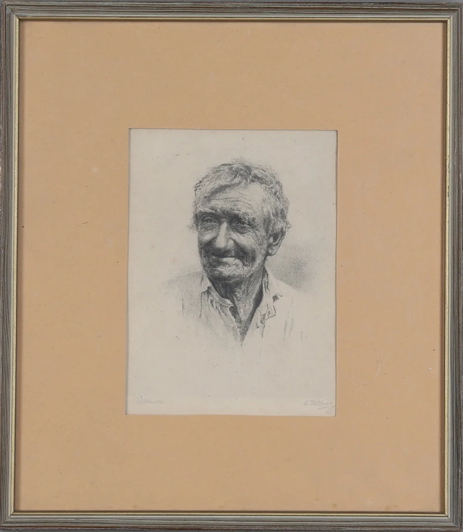 AXEL TALLBERG. 3 st, etsningar, signerade. — Engravings & Prints — Gomér & Andersson Norrköping