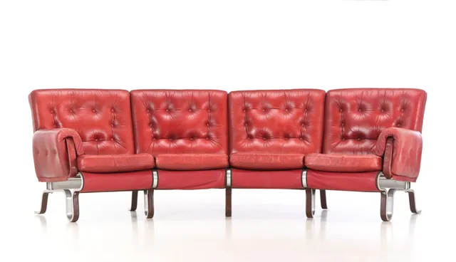 Eric Sigfrid Persson. Sculptural sofa, 'Floating Design'