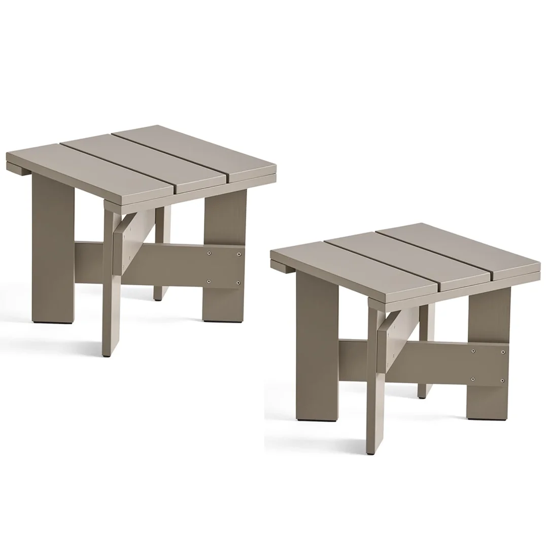 Gerrit Rietveld for HAY. Outdoor coffee table, L 45 cm, Crate Collection. Grey — Home and garden/Garden furniture — Lauritz