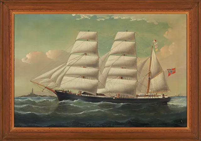 Yorke, William Howard — "Courant of Hvidsteen. Capt. A. Johansen" 1893
