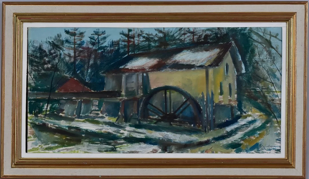 ANDERS HELLSTEN. Olja på duk. — Paintings — Halmstads Auktionskammare